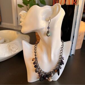 Eclectic Charm Necklace and Earring Set